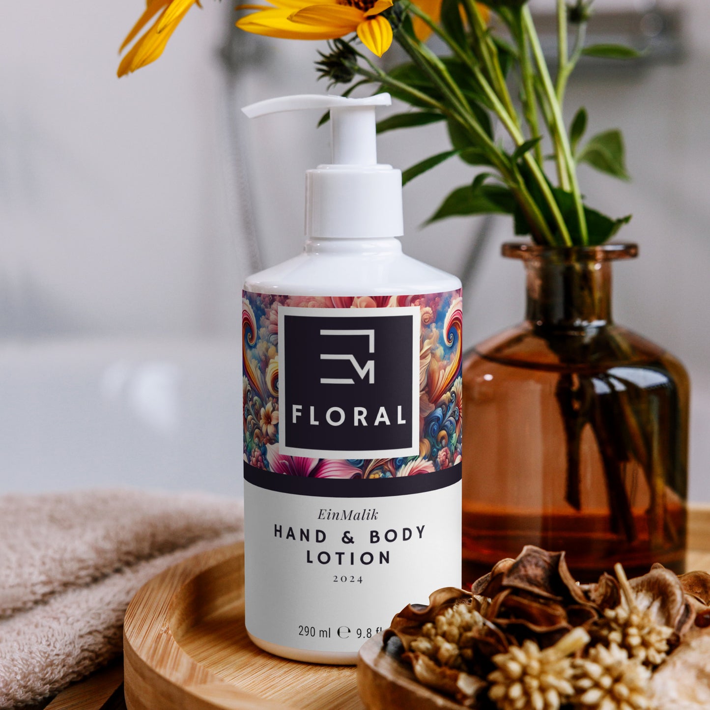 ΞΙΝΜΛLIK Floral Hand- & Bodylotion